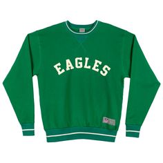 Philadelphia Eagles Vintage Crewneck Sweatshirt – Ebbets Field Flannels Eagles Sweatshirt, Nfl Championships, Felt Patch, Vintage Crewneck Sweatshirt, Nfc East, Nfl History, Vintage Crewneck, Vintage New York, New York Jets