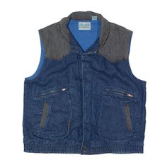 OUTDOOR EXCHANGE Denim Gilet Blue 90s Mens L Denim Gilet, Vintage Outdoor, 90s Mens, Wholesale Shoes, Cardigan Coat, Active Wear Tops, Board Shorts, Denim Pants, Denim Dress