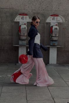 Wide leg palazzo trousers were designed to project a sense of ease and assured nonchalance. You don't have to worry about what to wear all summer season long as long as our new flowy pants serve as a base for any outfit you decide to make. They look gorgeous both with heels, sandals, or simple white sneakers. Pink-hued viscose fabric has a soft matte sheen, that will add a bit of gloss and elegance to your future outfits. The material is flowy and weightless, the perfect choice for hot summer days. Details: * High waist * Front pleats * Two side pockets * Zip and hook-and-eye closures on the middle * Wide belt loops * High-quality garment accessories CUSTOM ORDER Along with standard size, you can order custom pants tailored individually according to your measurements. It is also possible t Chic Wide Leg Pants For Day Out, Trendy Wide Leg Maxi Skirt For Summer, Chic Wide Leg Pants For Spring Day Out, Chic Wide Leg Cargo Pants, Trendy Long Skirt For Work, Spring Wide-leg Maxi Skirt, Elegant Wide Leg Pants For Day Out, Trendy Wide-leg Spring Culottes, Trendy Wide-leg Culottes For Spring