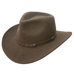 Crossroads Crushable Wool Hat Outdoor Wide Brim Hat, Waterproof Flat Brim Hat For Travel, Outdoor Fedora Hat, Classic Hat Bands With Upf 50+ For Outdoor, Country Style Wide Brim Felt Hat For Outdoor, Outdoor Fedora With Adjustable Fit And Curved Brim, Upf 50+ Fedora For Outdoor Activities, Outdoor Fedora Hat With Upf 50+, Adjustable Fit Wide Brim Waterproof Hat