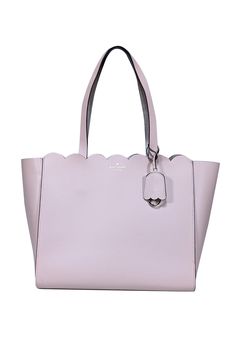 Current Boutique-Kate Spade - Blush Pink Leather Large Tote Pastel Bags, Leather Rose, Beige Blazer, Classic Wardrobe Staples, Trim Top, Kate Spade Accessories, Kate Spade Purse, Work Wardrobe, Large Tote Bag