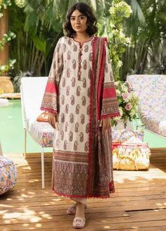 Asim Jofa Unstitched Basic Print Collection 2024 | Sanaullah Store Batik Print Dress, Indian Anarkali, Saree Sale, Asim Jofa, Eid Outfit, Lehenga Style, Winter Shawl