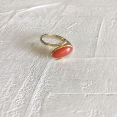 Natural Italian coral ring | 925 silver vintage ring  Handmade Italian design Mild usage  diameter: 1.8mm (check chart for size) Coral Ring, Multi Stone Ring, Vintage Ring, Multi Stone, Ring Vintage, Ring Handmade, Italian Design, Handmade Ring, Stone Rings