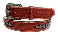 1 3/4" WIDE WESTERN LEATHER BELT, COWBOY RODEO CASUAL LEATHER CONCHO DECORATED | eBay Western Leather Belt, Cowboy Rodeo, Nice Belts, Western Belt, Beautiful Belts, Branded Belts, Western Leather, Western Belts, Hey Dude