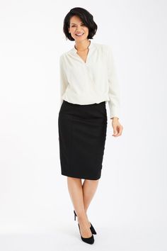 QIU JIN NEVER TUCK BLOUSE – GRAVITAS Elegant Formal Blouse With Ruched Details, Elegant Fitted Top With Gathered Waist, Chic Blouse With Surplice Neckline For Work, Elegant Fitted Blouse With Surplice Neckline, Chic Surplice Neckline Blouse For Work, Chic Ruched Blouse For Daywear, Elegant Blouse With Surplice Neckline For Fall, Ruched V-neck Blouse For Work, Chic Blouse With Gathered Waist