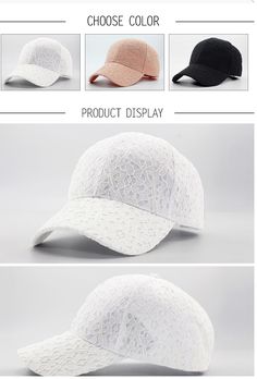 Hats For Girls, Summer Visor, Hip Hop Girl, Summer Baseball, Summer Lace, Men's Hats, Visor Hats, Hats For Sale, Caps For Women