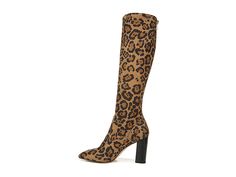 Franco Sarto Katherine Boot Women's Shoes | DSW Trendy Office Boots With Almond Toe, Trendy Almond Toe Boots For Office, Trendy Almond Toe Office Boots, Bold Ankle Platform Boots For Fall, Trendy Knee-high Fall Heels, Trendy Knee-high Heels For Fall, Trendy Almond Toe Knee-high Boots For Fall, Trendy Leopard Print Boots For Fall, Leopard Print High Heel Boots For Fall