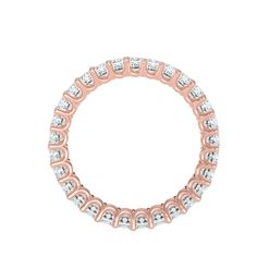 Stamped: 14K Total Ring Weight: 2.0 Grams Diamond Weight: 2.07 Carat (F-G Color, VS1-VS2 Clarity) 2.25x2.25 Millimeters - 29 Total Diamond Quantity: 29 SKU: [602808] Stackable Rose Gold Diamond Ring, Stackable Diamond Rose Gold Eternity Band, Rose Gold Diamond Eternity Band With Prong Setting, Rose Gold Diamond Cut Eternity Band, Luxury Rose Gold Round Eternity Band, Rose Gold Brilliant Cut Eternity Band, Rose Gold Round Cut Eternity Band With Halo, Formal Rose Gold Stackable Eternity Band, Rose Gold Halo Round Cut Eternity Band