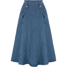 - High Quality Fabric - This Knee Length Denim Skirts Made Of 42.2%Cotton+34%Polyester+22.2%Viscose+1.6%Elastane. Midi Jean Skirts Made By Lightweight Fabric, Breathable And Not See Through, Not Easy To Deform, And Keep Micro-Elastic - Lightweight Denim Skirt: The Classic Denim Jean Skirts Feature With High Waist Design, Elastic Back Waistline, Fit And Flare Aline Skirt, Knee Length Midi Skirt, Pull On, Two Side Versatile Pockets For Keys, Cards, Phone. - Elastic High Waist Jean Skirts: Jean Ski Church Skirts, Modest Denim Skirts, Midi Jean Skirt, Denim Skirts Knee Length, A Line Denim Skirt, Jean Skirts, Denim Skirt Outfits, Skirt Knee Length, Denim Jean Skirt