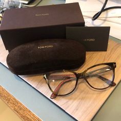 Brand New, Box And Case Included. Tom Ford Glasses Women, Tom Ford Women, Tom Ford Eyeglasses, Tom Ford Glasses, Ford Accessories, Lenses Color, Womens Toms, Womens Glasses, Glasses Accessories