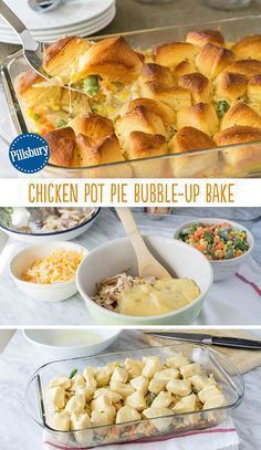 chicken pot pie bubble - up bake is an easy and delicious appetizer