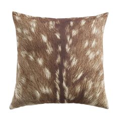 Faux Suede Fawn Pillow Lodge Aesthetic, Animal Print Throw Pillows, Rustic Throw Pillows, Deer Pillow, Bedroom Scene, Deer Hide, Suede Pillows, Faux Suede Fabric, Lodge Decor