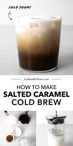 how to make salted caramel cold brew