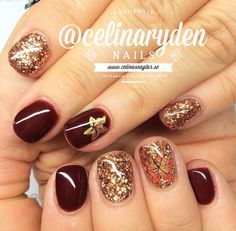 Nails For Fall, Fall Gel Nails, Fall Nail Art Designs, Makijaż Smokey Eye, Super Nails, 2020 Trends, Fall Nail Colors