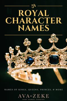 the royal character names are shown in this book