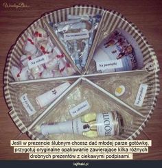 an assortment of personal care products arranged in a circle on top of a wooden table