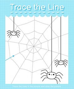 Premium Vector | House - trace lines writting and drawing practice worksheet for kids