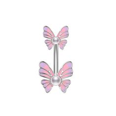 45091004252400 Pink Belly Rings For Wedding, Elegant Silver Body Jewelry For Valentine's Day, Whimsical White Jewelry For Valentine's Day, Pink Heart Shaped Body Jewelry For Gift, Pink Heart-shaped Body Jewelry For Gift, Pink Heart Body Jewelry For Gift, Pink Body Jewelry For Valentine's Day Gift, Adjustable Body Jewelry For Valentine's Day, Heart-shaped Silver Body Jewelry For Wedding