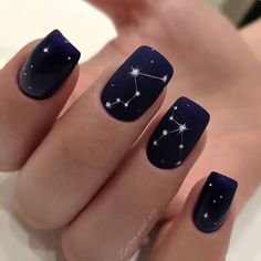 Witchy Nails, Mens Nails, Space Nails, Gothic Nails, Pretty Nail Art Designs, Cute Gel Nails, Pretty Nail Art, Fancy Nails, Manicure E Pedicure