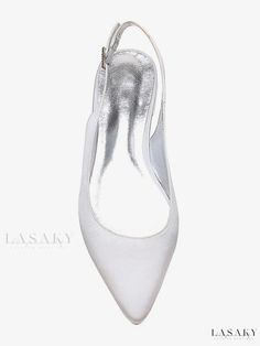 Lasaky - Exquisite Womens Slingback Wedding Shoes - Flawless Elegance for your Special Day Bridal Shoes Wedges, Fall Toes, Wedge Wedding Shoes, Pointed Shoes, Bridal Flats, Elegant Flats, Wedding Shoes Flats, Boots For Short Women, Wedding Flats