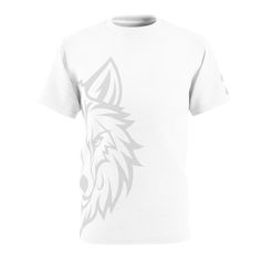 Introducing our Wild Spirit Wolf T-shirt, where the untamed beauty of the wolf meets the luxurious comfort of soft microfiber fabric. Experience a new level of softness and style in a garment designed to capture the essence of the wilderness. Embrace the exceptional comfort of the microfiber material, ensuring a gentle touch against your skin and a lightweight feel that makes this shirt a pleasure to wear. Beyond its softness, the fabric boasts moisture-wicking properties, ensuring you stay fresh and comfortable all day long, no matter where your adventures take you. The centerpiece of this extraordinary shirt is the striking wolf graphic, meticulously crafted to showcase the strength and mystique of these magnificent creatures. The intense gaze and detailed features of the wolf bring an a Wolf Design Short Sleeve Tops For Streetwear, Graphic Tee With Wolf Design, Short Sleeve, Graphic Tee With Wolf Design Short Sleeve, Short Sleeve Wolf Design Tops For Streetwear, Wolf Design Graphic Tee With Short Sleeves, Short Sleeve Tops With Wolf Design For Streetwear, Graphic Tee With Wolf Design For Streetwear, Wolf Design Graphic Tee For Streetwear, Streetwear Graphic Tee With Wolf Design