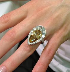 7 carat brown and white diamond ring Coloured Diamonds, Brown Diamond Ring, High End Jewelry, White Diamond Ring, Jewelry Auction, Diamonds Ring, Brown Diamond, Sales Tax