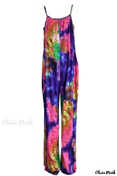 Olivia Mark - Floral Print Straight Jumpsuit with Spaghetti Straps in a Sophisticated Purple-Blue Color White Plus Size Dresses, Beautiful Jumpsuits, Jumpsuit Online, Casual Jumpsuit, Printed Jumpsuit, Sleeveless Jumpsuits, Short Jumpsuit, Wholesale Fashion