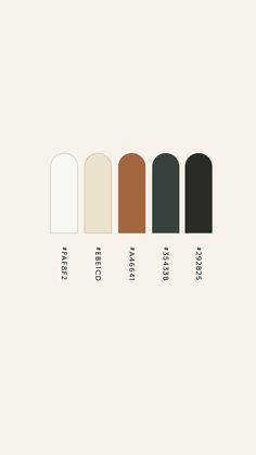 an image of the color chart for different shades of paint on a white background with text below it