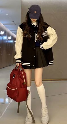 Korean Outfits Ideas, Cute Korean Outfits, Korean Fashion Dress, Korean Girl Fashion, Ulzzang Fashion