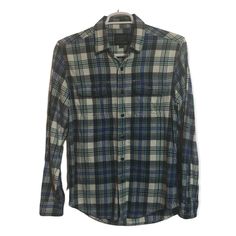 American Eagle Long Sleeve Plaid Flannel Shirt 100% Cotton Red Size Large. Long Sleeve Blue Flannel Shirt, American Eagle Flannel Shirts, Blue Flannel Button-up Top, Cheap Blue Button-up Flannel Shirt, Classic Red Long-sleeved Flannel Shirt, Plaid Flannel Shirt, Long Sleeve Plaid, Plaid Flannel, Flannel Shirt