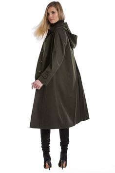 Silvia - Women's Traditional Green Loden Wool Coat - Robert W. Stolz Tirol Austria, Boiled Wool Jacket, Women Overcoat, Thick Sweaters, Classic Coats, Boiled Wool, Modern Lifestyle, Wool Plaid, Wool Fabric