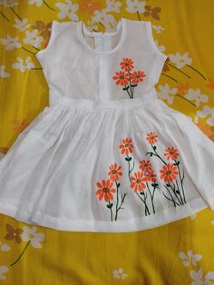 Baby Dress Diy, Baby Fancy Dress, Girls Cotton Dresses, Girls Dresses Diy