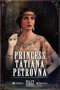 the poster for princess tiana petrova shows a woman in an evening dress