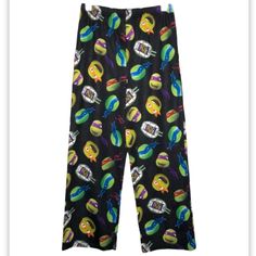 Brand New Without Tags! Graphic Bottom Pajamas Featuring The Teenage Mutant Ninja Turtles. Official Product. We Are A Smoke-Free And Pet-Free Home. Graphic Pajama Pants, Black Printed Sleepwear For Pajama Party, Black Graphic Print Sleepwear For Loungewear, Casual Black Printed Sleepwear, Black Graphic Print Sleepwear For Bedtime, Black Graphic Print Sleepwear, Casual Sleepwear With Character Print, Casual Black Sleepwear For Sleepovers, Black Sleepwear With Character Print For Loungewear