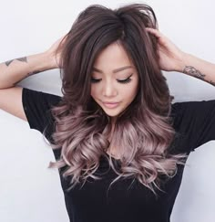 Evalam Ombre Colour, Dark Ombre Hair, Ombre Hair Blonde, Diy Ombre, Hair Dyes, Hair Diy, Brunette Balayage Hair, Ombré Hair