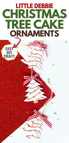 This DIY Christmas Ornament that will make your mouth water! Recreate everyone’s favorite childhood Christmas treat with this adorable DIY Little Debbie Christmas Tree Ornament! Make your tree fun and filled with nostalgia in no time! Little Debbie Christmas Tree, Childhood Christmas, Little Debbie, Diy Christmas Ornament, Christmas Tree Cake, Christmas Treat