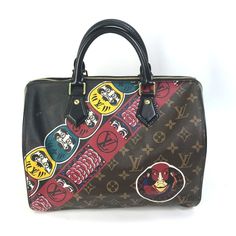 Item Information ※It is automatically translated ITEM NO.: 155298-22502-4 NAME: LOUIS VUITTON Monogram Kansai Yamamoto Daruma Kabuki Speedy30 Mini Duffle Bag Hand Bag SHAPE: Hand Bag MODEL NO.: M43505 Code: SN3167 COLOR: Brown MATERIAL: MonogramCanvas APPROX SIZE: W11.0×H8.3×D6.5inch / W28cm×H21cm×D16.5cm The base is used to measure the width. Listed hand measurements may have a 1-2cm difference. GENDER: Women's SPEC: [Inside] Open pocket x 2 ADDITIONAL ITEMS: Dust Bag , 2 keys , Padlock , ITEM RANK: Used SA Rank CONDITION DETAILS: Outside:Minor scratches,light stains,scrapes Inside:Minor scratches,light stains Odor:There is a smell peculiar to material PRODUCT INTRODUCTION: A Duffle Bag designed by Kansai Yamamoto with a strong impression of Japanese essence. Easy-to-use Speedy30 model. I Designer Rectangular Satchel With Logo, Multicolor Rectangular Monogram Canvas Bag, Black Rectangular Satchel With Logo, Business Rectangular Bag With Monogram Print, Business Bags With Monogram Print In Rectangular Shape, Rectangular Business Bags With Monogram Print, Business Bags With Monogram Print And Rectangular Shape, Daily Use Multicolor Monogram Canvas Bag, Business Monogram Print Rectangular Bag