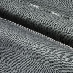 grey herring fabric textured up close