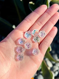 💜Designed and Handmade in San Diego💜(please read on)  Odesza Kandi charms are the perfect touch to your Kandi bracelets this festival season! Each comes with a small jump ring for easy beading.  Size: .5in charm (these are smaller than my hair charms which) 🌎 Ships in compostable packaging  Thank you for supporting a woman-owned small business 🫶 Follow my IG --> @DiscobeansArt for live updates and offers 🌻 If you select the order as a gift, I currently do not include additional packaging un Gift Iridescent Crystal Necklace With Round Beads, Clear Spacer Beads For Jewelry Making, Iridescent Spacer Beads For Jewelry Making, Iridescent Beaded Jewelry As A Gift, Iridescent Beaded Crystal Necklace As A Gift, Iridescent Beaded Crystal Necklace Gift, Iridescent Beaded Jewelry For Gift, Iridescent Beaded Crystal Necklace For Gifts, Iridescent Crystal Necklace With Faceted Beads For Gift