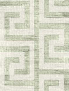 LN41204 Seabrook Textured Greek Key Green Wallpaper Green Grass Cloth Wallpaper, Grasscloth Wallpaper Bathroom, Grasscloth Wallpaper Dining Room, Foyer Wallpaper, Anaglypta Wallpaper, Powder Bathroom, Lillian August, Dining Room Wallpaper, Room Bedding