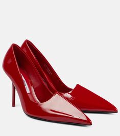 Bordisia 190 patent leather pumps in red - Acne Studios | Mytheresa Acne Studios Shoes, Crop Top Outfits, Patent Leather Pumps, High Heel Pumps, Leather Pumps, Pump Shoes, Pumps Heels, Leather Shoulder Bag, Calf Leather