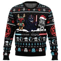 Merry Xmas Star Wars Ugly Christmas Sweater Perfect And Unique Gifts For Adults Kids On Christmas Xmas Star, Xmas Movies, Anime Woman, Dark Vador, Christmas Sweater Men, Funny Christmas Gifts, Chic Sweaters, Sweater Gift, Holiday Sweater