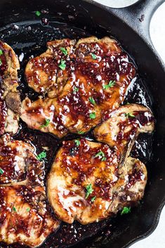 Make these Raspberry Balsamic Glazed Pork Chops for an easy flavorful dinner. Pan fried bone-in pork chops with a raspberry balsamic glaze. Glazed Boneless Pork Chops, Balsamic Glaze Dinner, Cherry Balsamic Pork Chops, Raspberry Glazed Pork Chops, Raspberry Balsamic Pork Chops, Balsamic Glaze Pork Chops, Fig Pork Chops