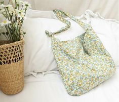 Floral Canvas Shoulder Bag, Women's Artsy Crossbody Bag, Flower Canvas – Elena Handbags Spring Canvas Crossbody Shoulder Bag, Green Canvas Shoulder Bag For Spring, Spring Green Canvas Shoulder Bag, Rectangular Cotton Shoulder Bag With Floral Print, Beige Cotton Shoulder Bag For Spring, Rectangular Cotton Floral Print Shoulder Bag, Spring Rectangular Fabric Shoulder Bag, Spring Canvas Crossbody Bag For Daily Use, Spring Canvas Shoulder Bag For Daily Use