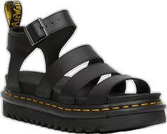 Yellow Synthetic Sandals With Arch Support, Yellow Sandals With Arch Support And Round Toe, White Chelsea Boots, Dr Martens Blaire, Jadon Boots, Platform Chelsea Boots, T Bar Shoes, Leather Strap Sandals, Black Gladiator Sandals