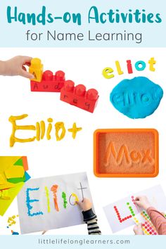 hands - on activities for name learning