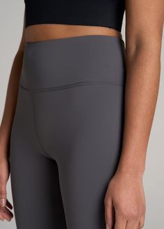 Tall Women's Leggings: Discover the Perfect Fit Balance for Your Active Lifestyle For the tall woman who values both style and functionality, our Balance Straight Leg Tall Leggings are a game-changer. Crafted with a unique blend of polyester and spandex, these leggings offer unparalleled comfort and flexibility, making them ideal for both active and casual wear. The high-rise design and stretch waistband ensure a flattering fit for taller frames, while the hidden pocket adds a practical touch fo Straight Leg Leggings, Tall Leggings, Hidden Pocket, Tall Women, Charcoal Color, Active Lifestyle, Game Changer, Women's Leggings, Fabric Care