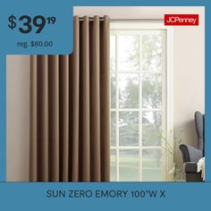 the sun zero energy curtain is $ 39 99 reg $ 600 00 and it's up for grabs