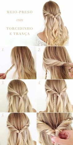 Haare Hairstyles Brunette, Brunette Hairstyles, Brunette Bob, Fishtail Braids, Fishtail Braid, Braided Hairstyles Tutorials, Long Hair Girl