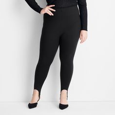 Women's High Rise Stirrup Leggings - Future Collective Black 4X Stirrup Leggings, Stirrups, Bottom Clothes, Bottoms Pants, Same Day Delivery, High Rise, Target, Drive, Leggings